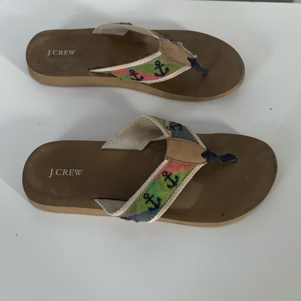 JCrew Anchor Flip Flops